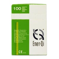 Aiguilles d'acupuncture - Manche en métal argenté sans tête ronde et sans guide (Ener-qi)